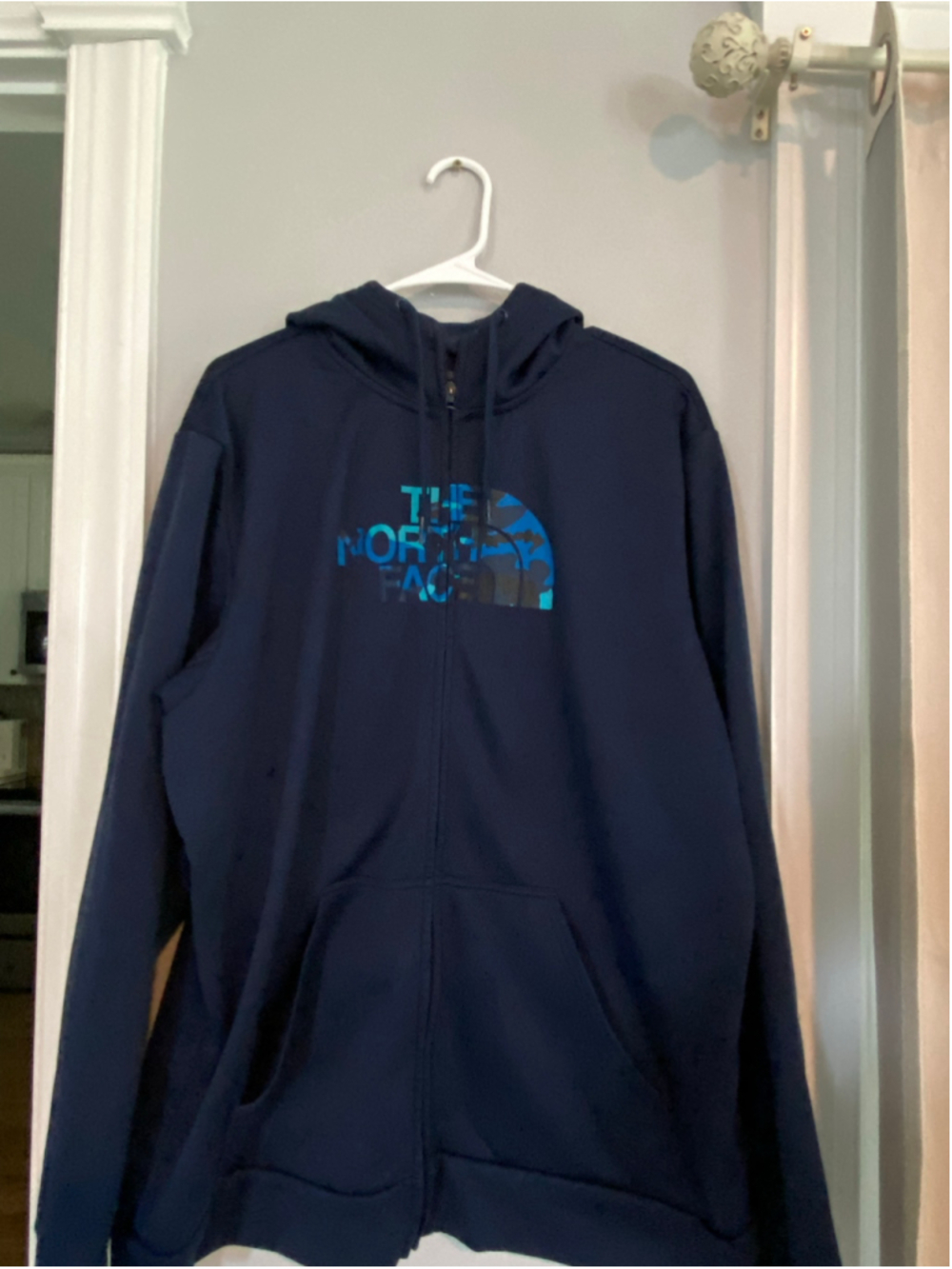 The North Face zip-up hoodie size XXL